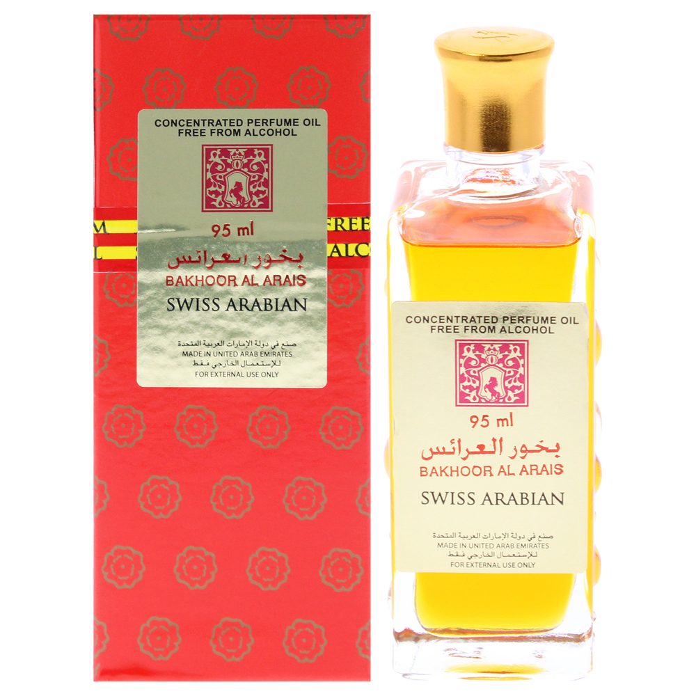 Bakhoor Al Arais ER8E by Swiss Arabian for Unisex - 3.2 oz Parfum Oil